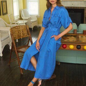 Charlotte Dress ~ French Blue